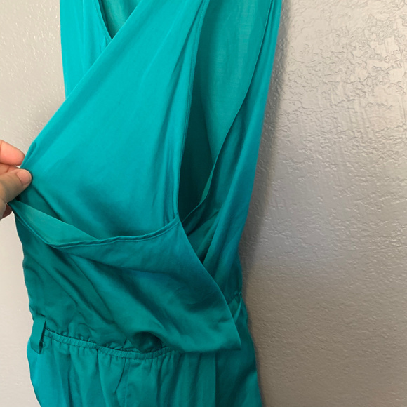 Cynthia Steffe Turquoise Sleeveless Tank Romper - Picture 4 of 7